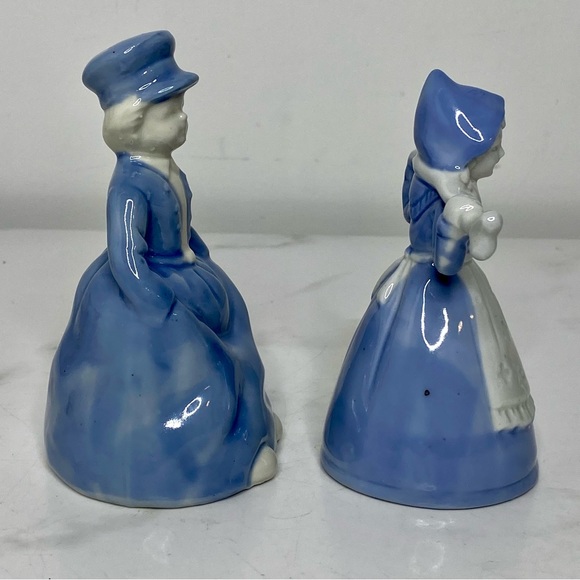 Price Import Porcelain Dutch Boy & Girl Hand Bells - Picture 2 of 16